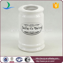 YSb50038-02-th Heißer Großverkauf weißer keramischer runder Zahnbürstenhalter